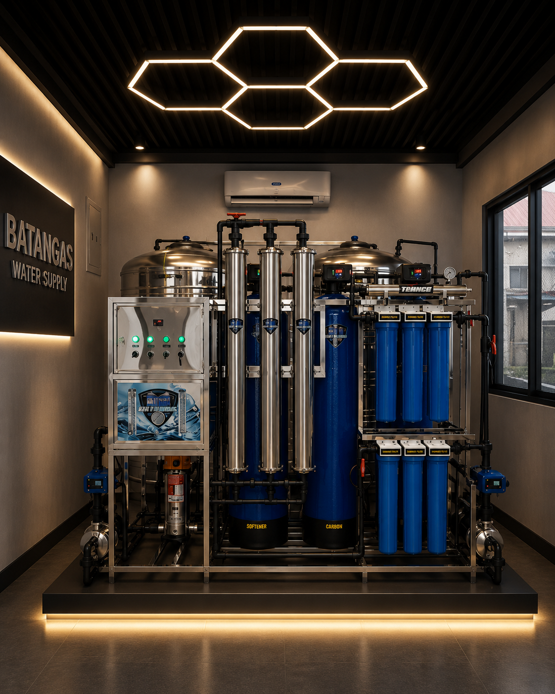 BLUEACE ELITE T1-A complete triple-membrane water treatment system